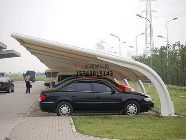 雙柏膜結構停車棚【雨棚遮陽棚生產(chǎn)安裝】