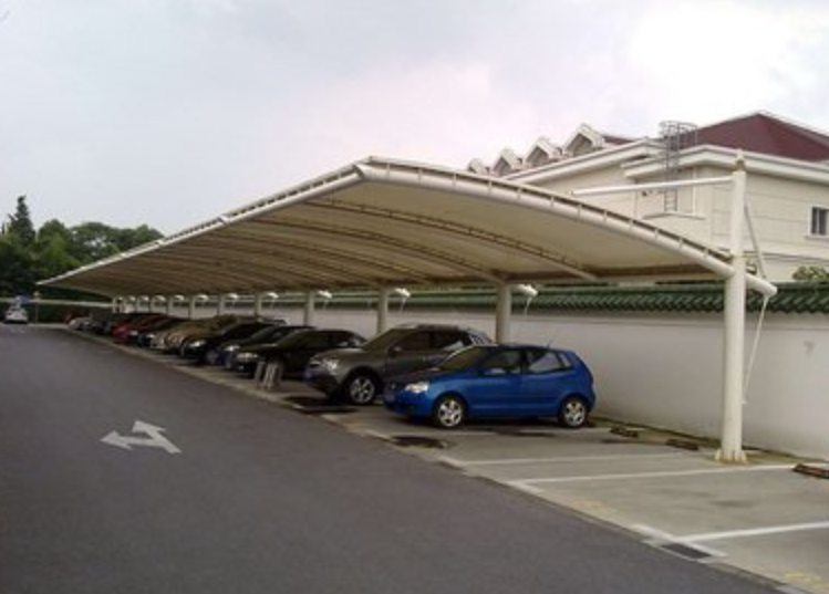 膜結(jié)構(gòu)車棚是否是精品？看清楚了，再掏錢購買哦。